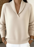 Ariadna | Jersey de pico con cuello chal