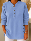 Nerea | Túnica Henley de canalé