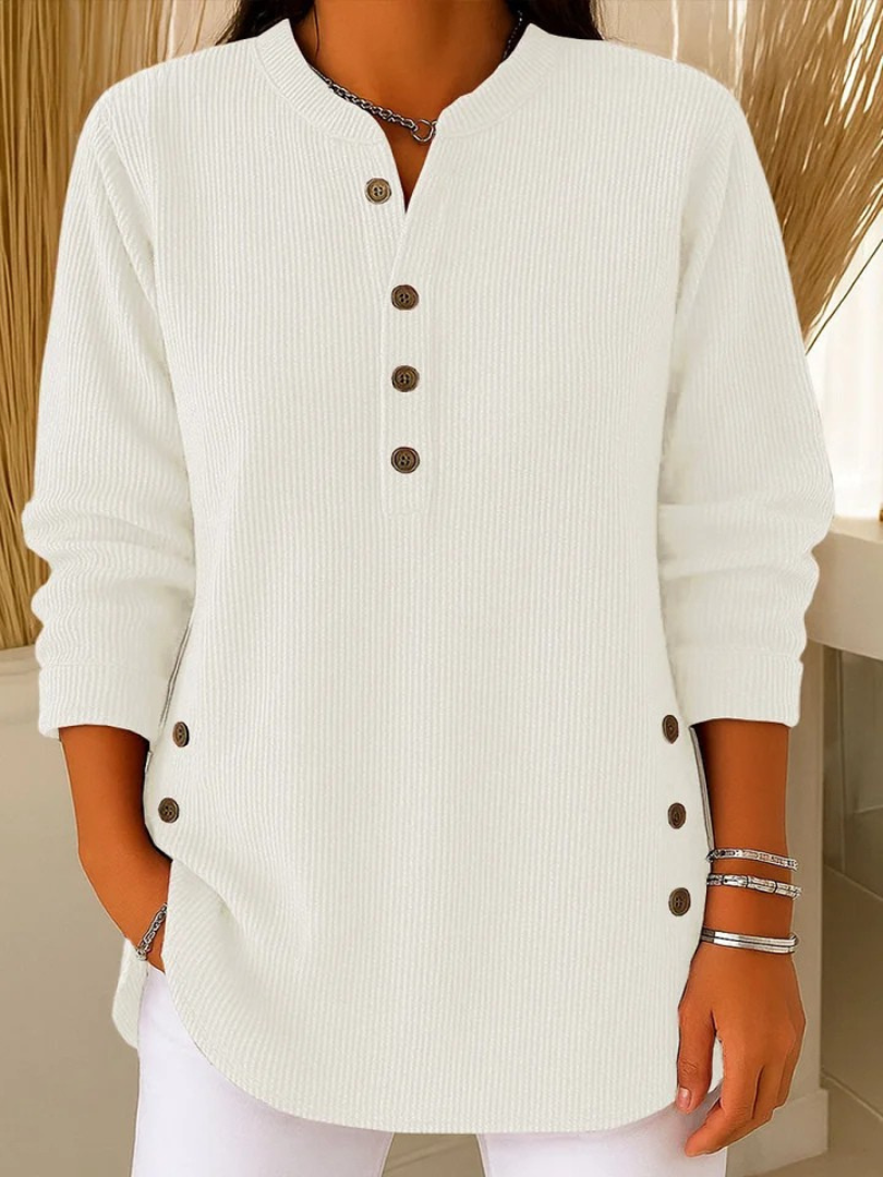 Nerea | Túnica Henley de canalé
