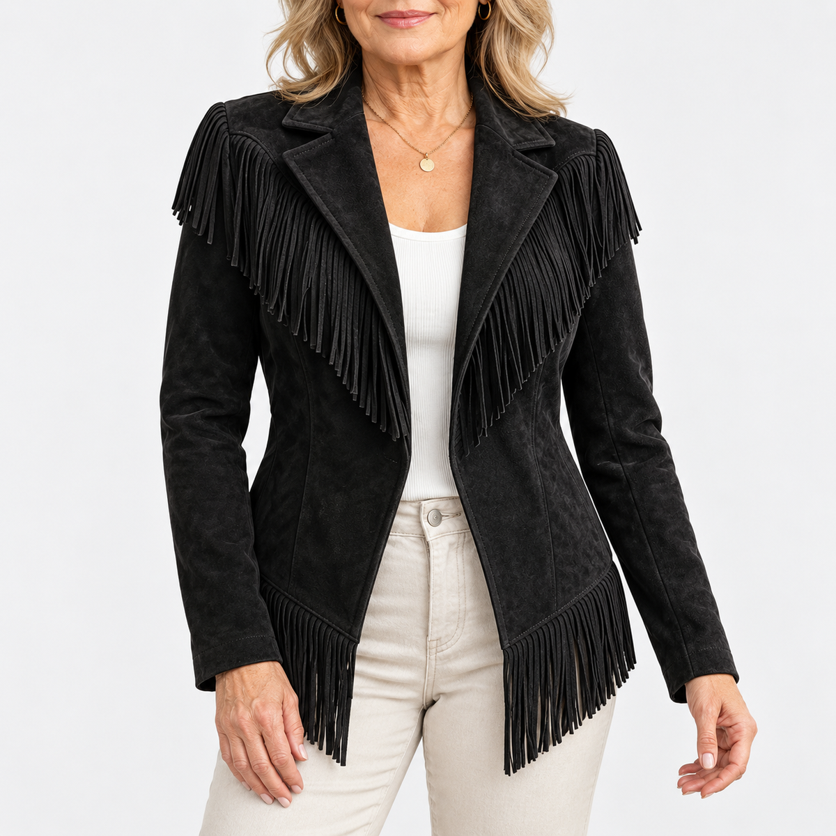 Dakota | Chaqueta de ante con flecos
