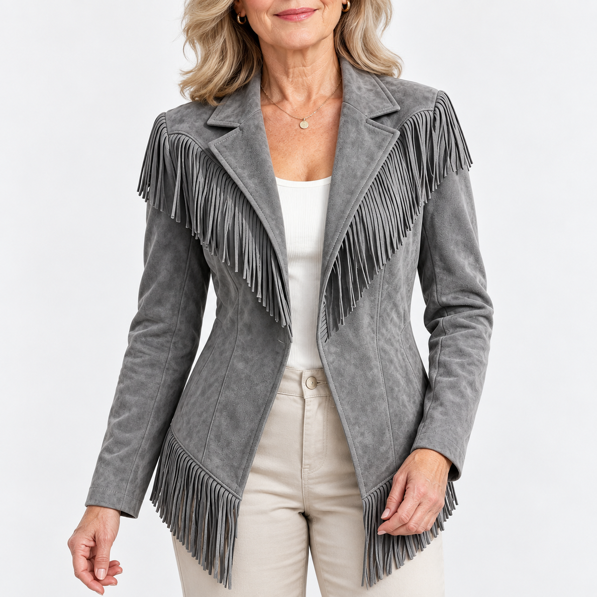 Dakota | Chaqueta de ante con flecos