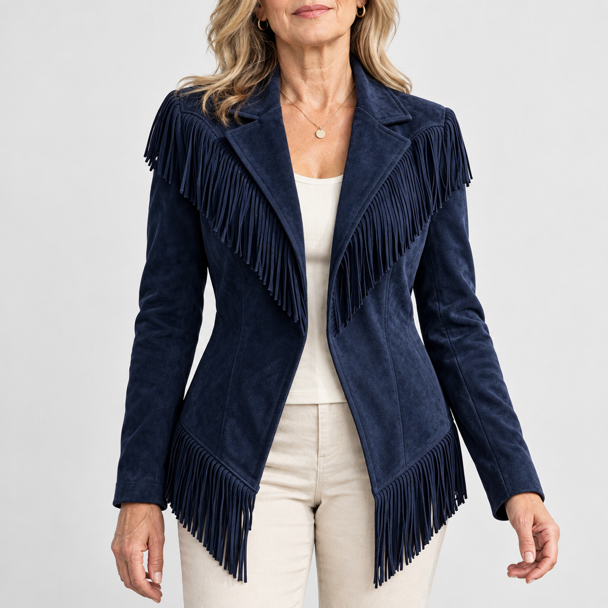Dakota | Chaqueta de ante con flecos
