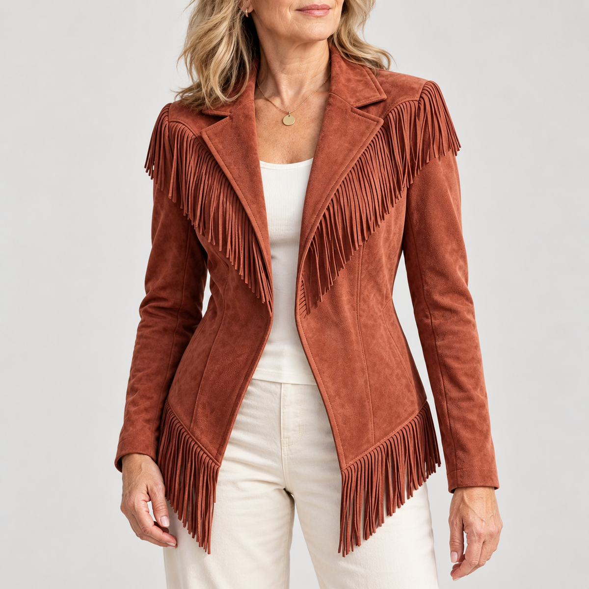 Dakota | Chaqueta de ante con flecos