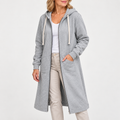 Brixley | Chaqueta larga con cremallera