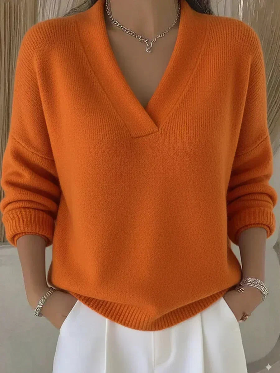 Olivia | Jersey de pico relajado