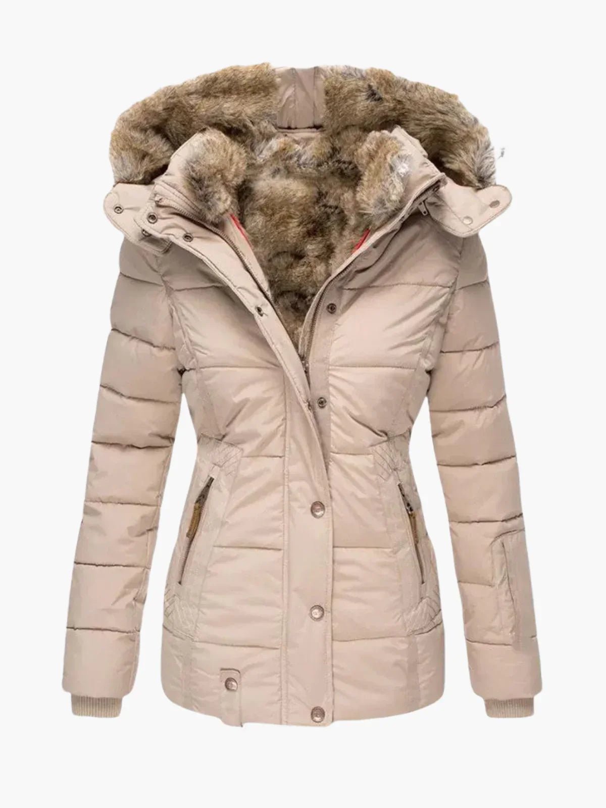 Thea | Chaqueta de invierno forrada de pelo