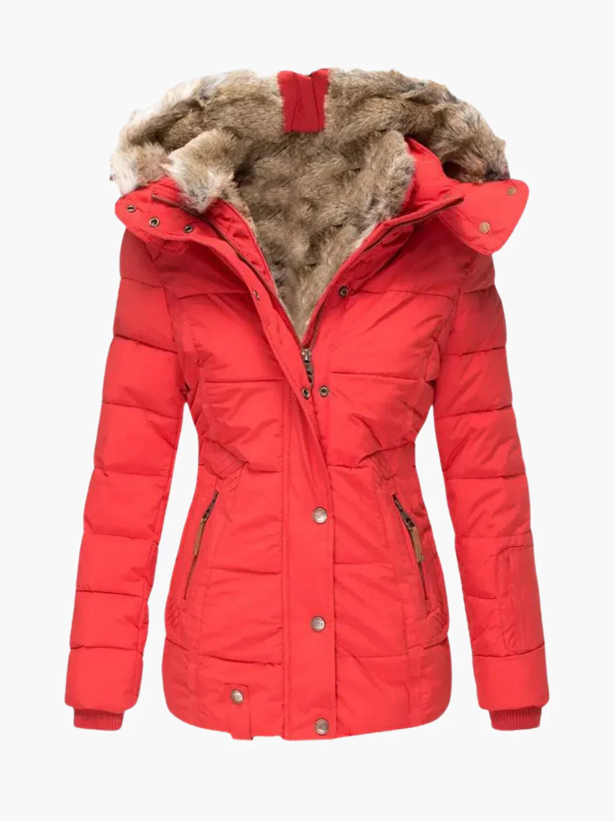 Thea | Chaqueta de invierno forrada de pelo