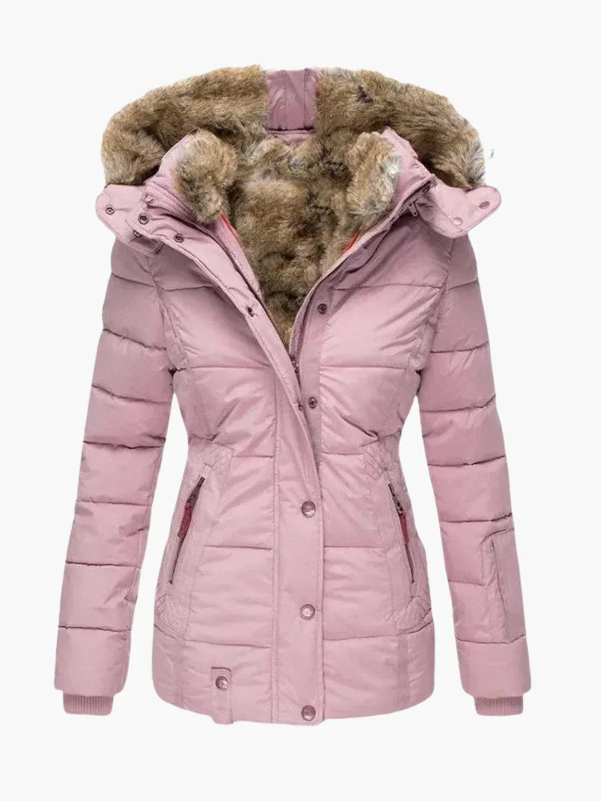 Thea | Chaqueta de invierno forrada de pelo