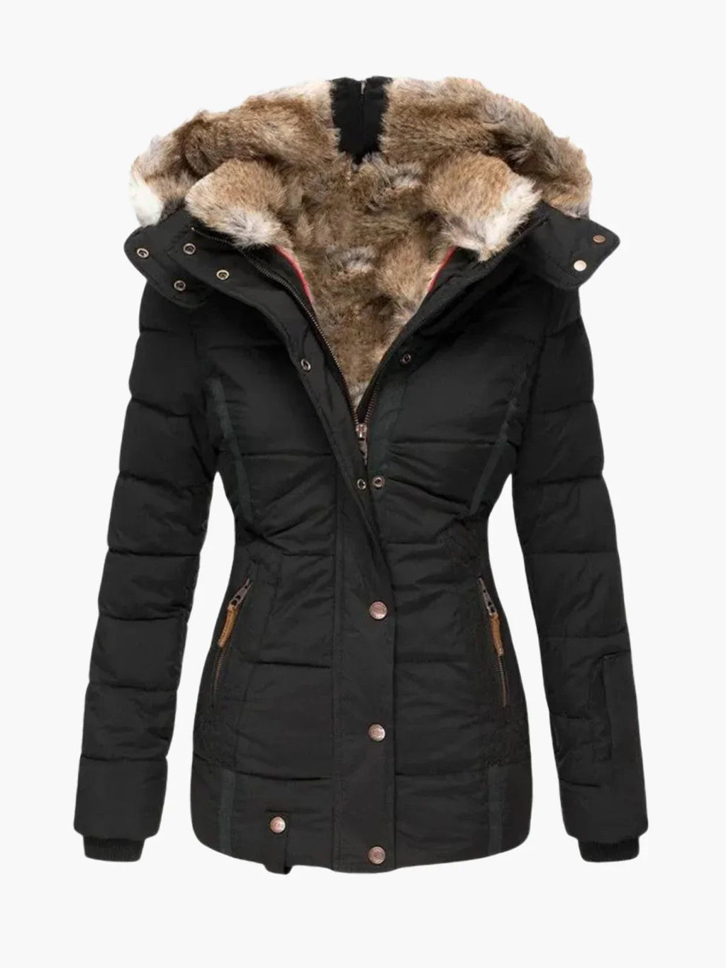 Thea | Chaqueta de invierno forrada de pelo