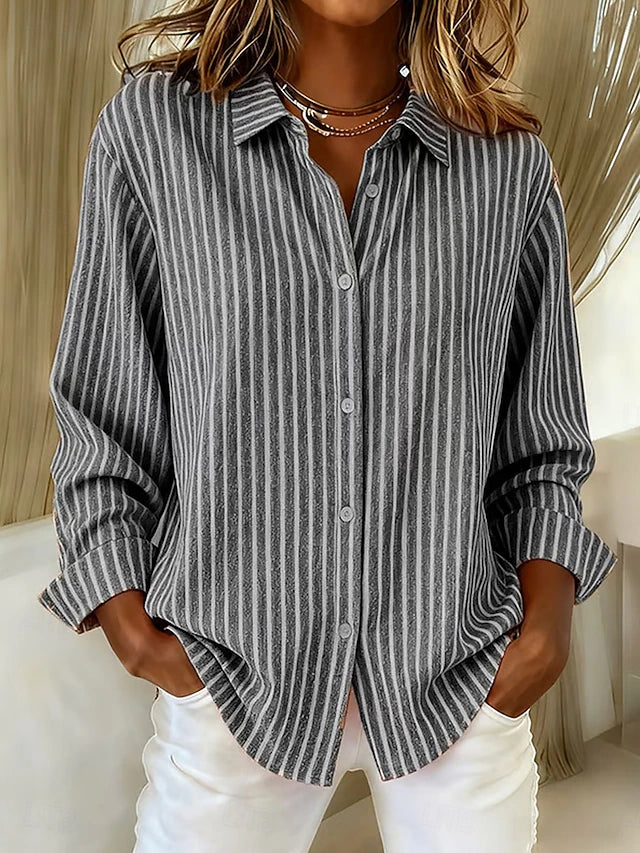 Jacqueline | Camisa de rayas verticales