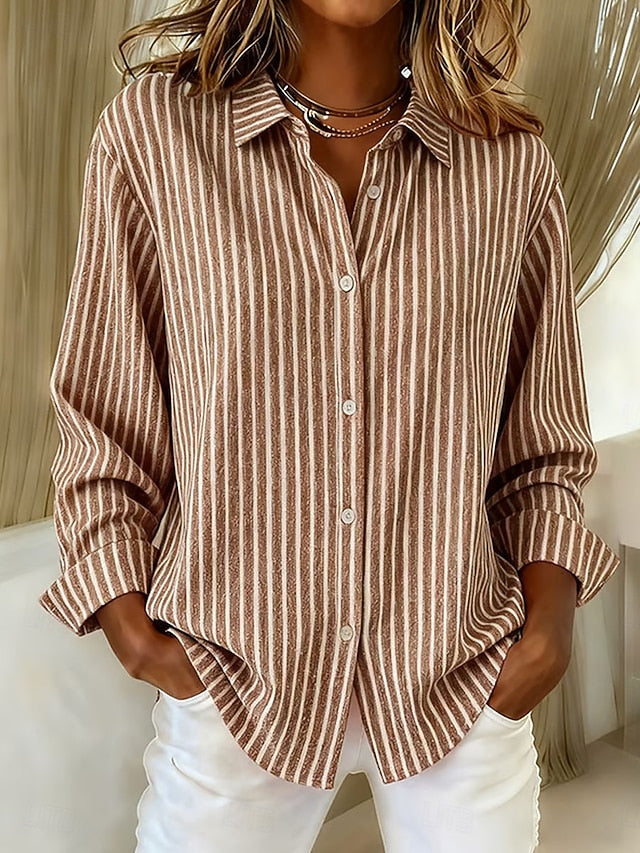 Jacqueline | Camisa de rayas verticales