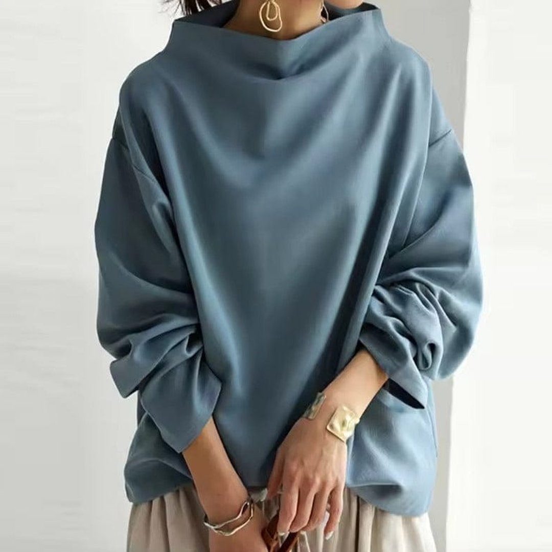 Hortense | Top de punto suave con cuello alto
