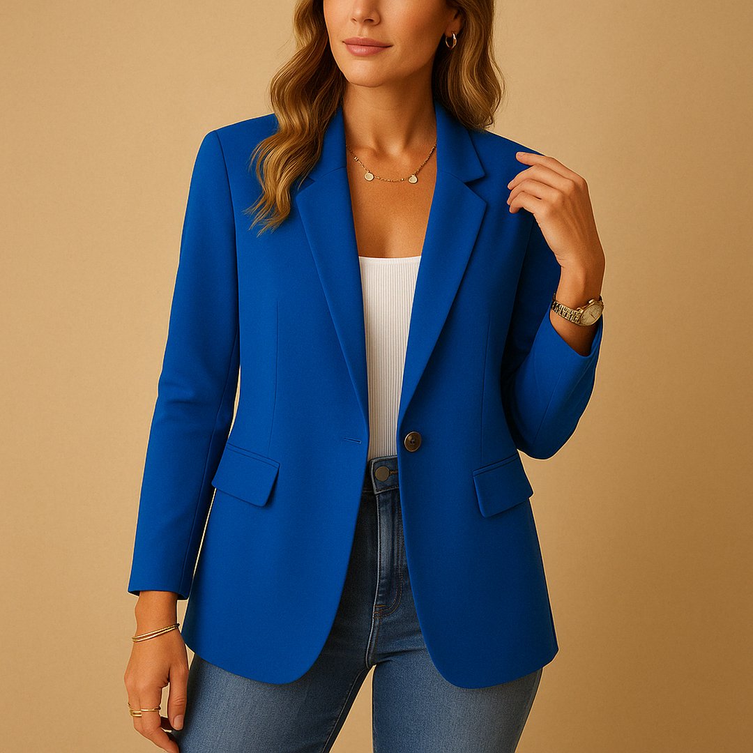 India | Blazer entallado de tejido elástico