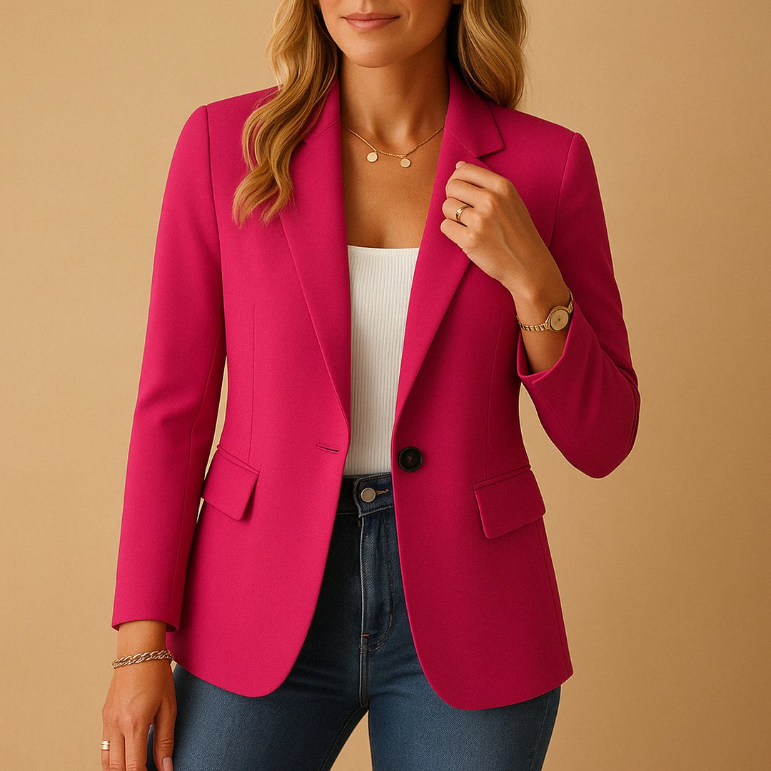 India | Blazer entallado de tejido elástico