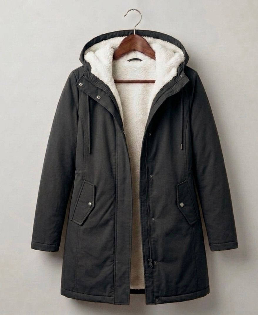 Marjorie | Abrigo con capucha e impermeable acogedor