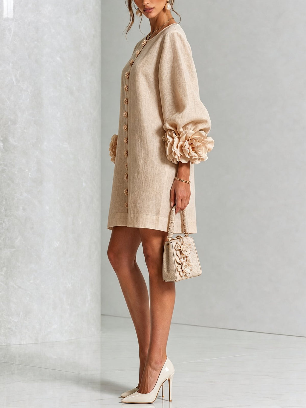Albertine | Vestido mini abotonado