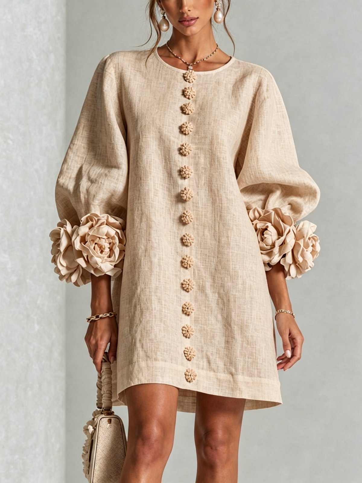 Albertine | Vestido mini abotonado