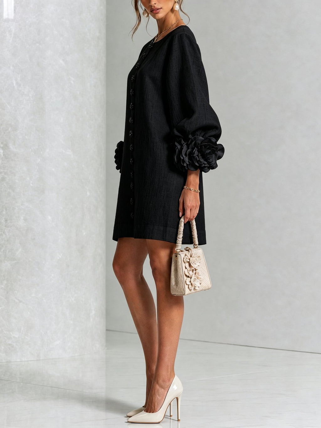 Albertine | Vestido mini abotonado