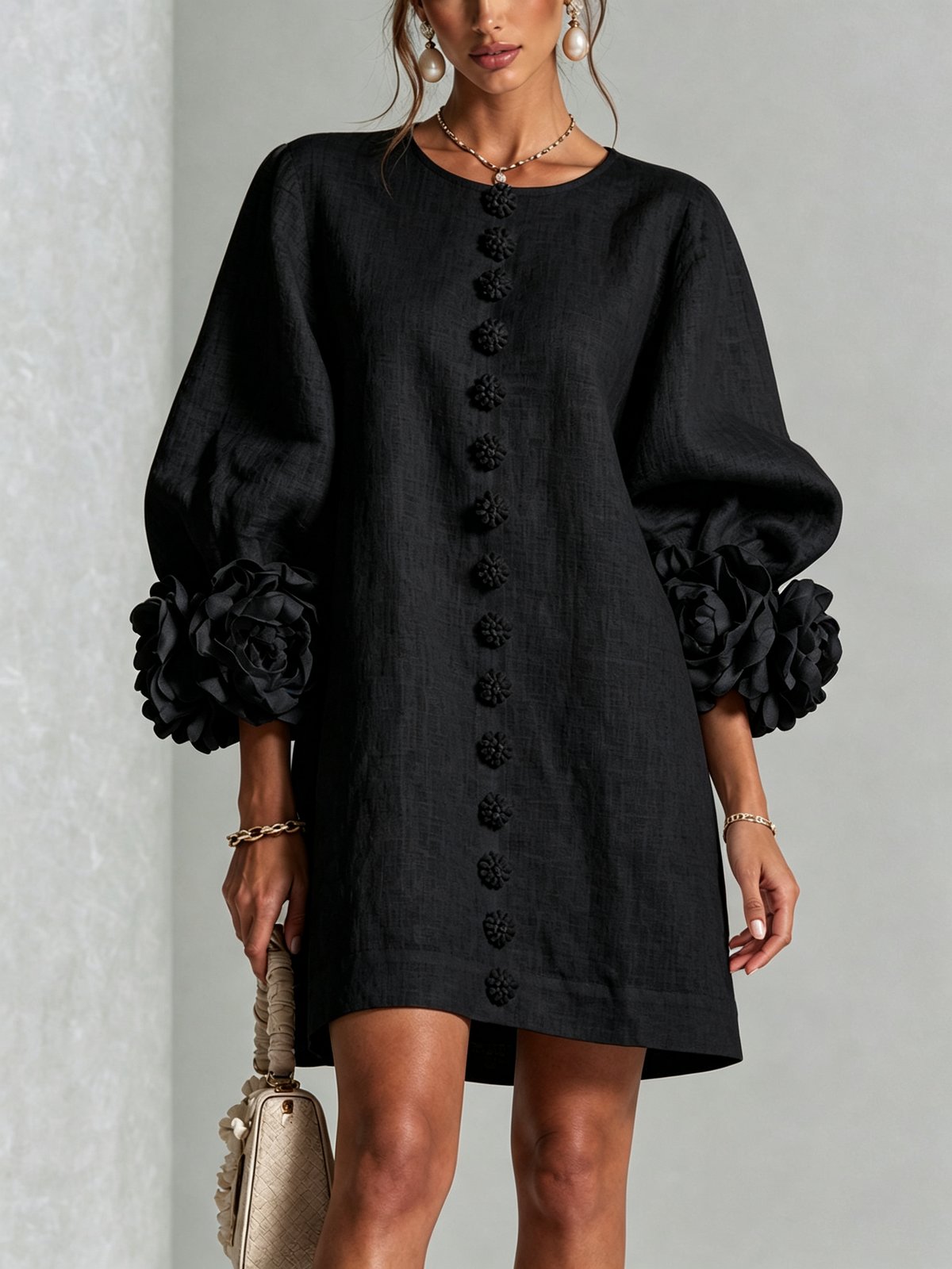Albertine | Vestido mini abotonado