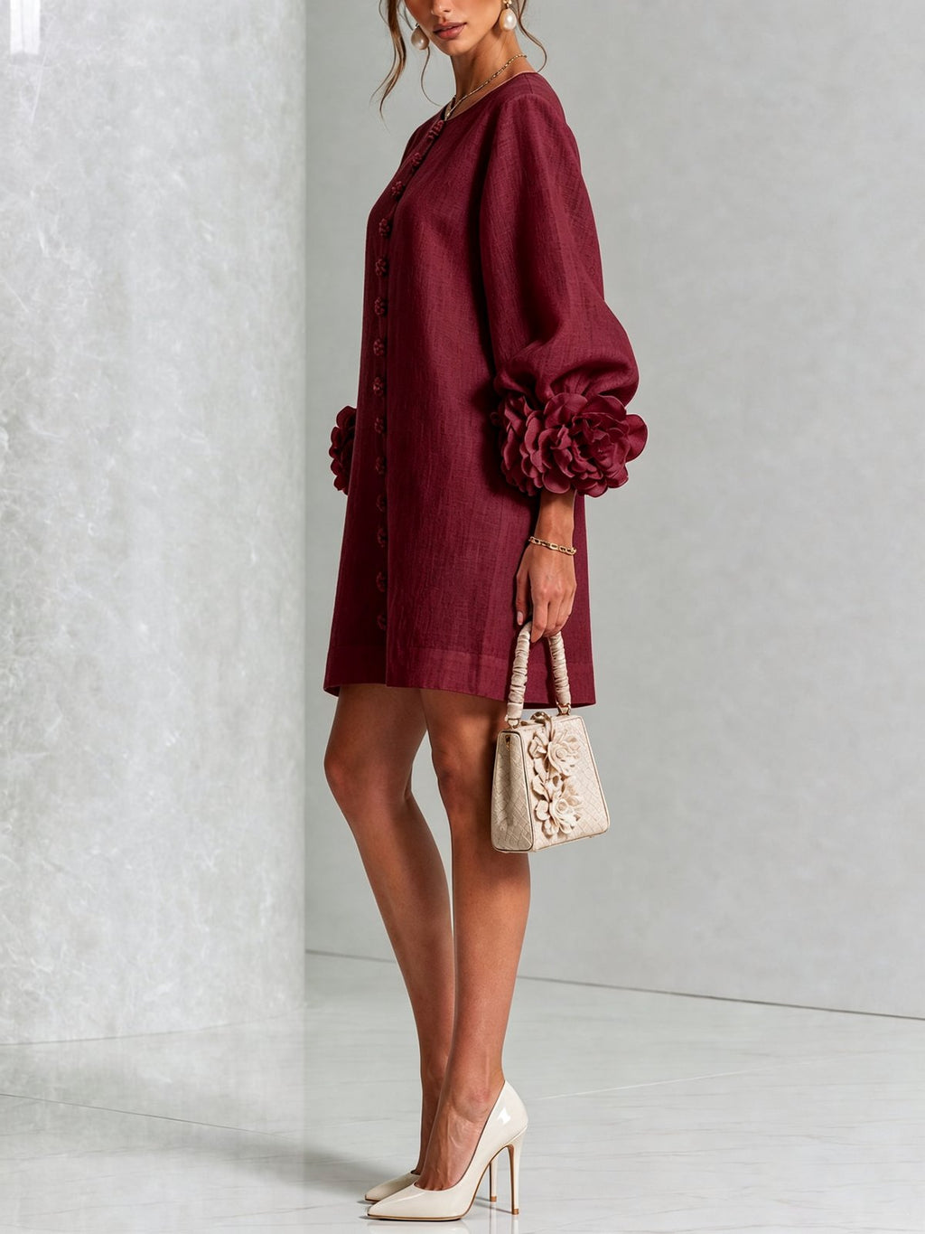 Albertine | Vestido mini abotonado