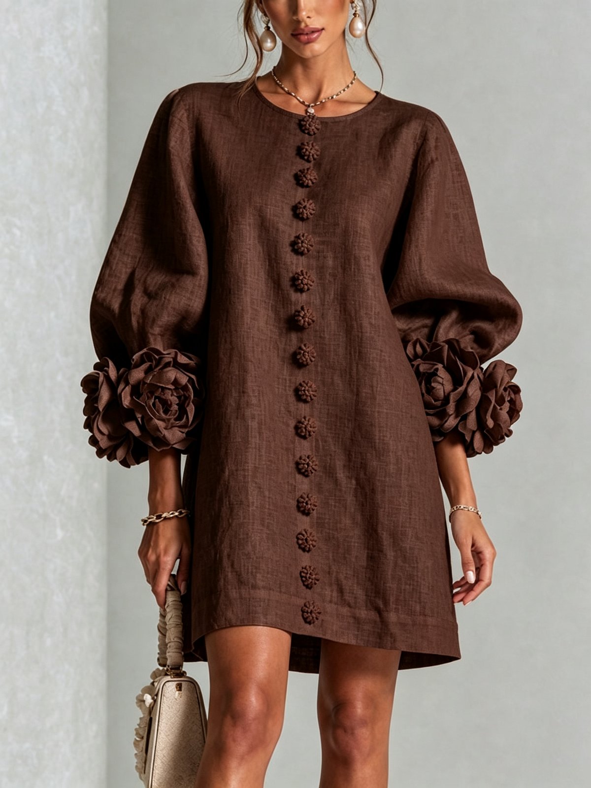 Albertine | Vestido mini abotonado