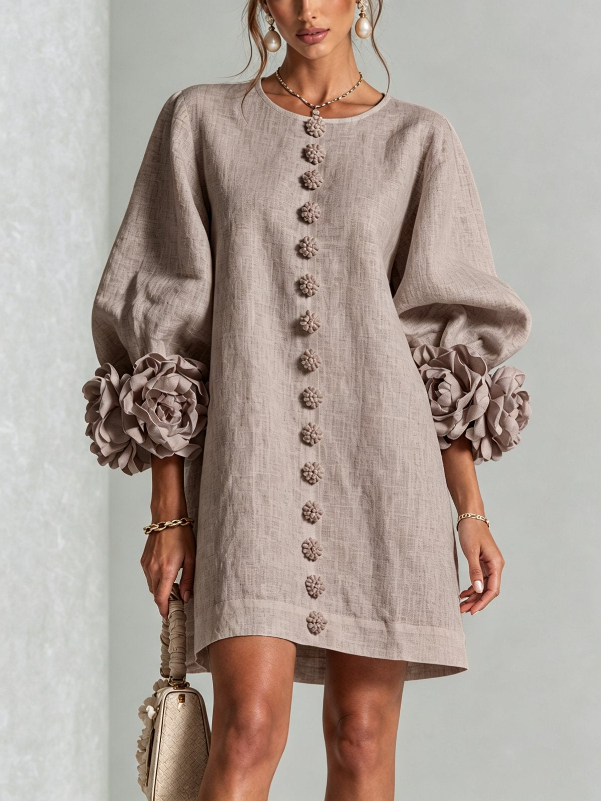Albertine | Vestido mini abotonado