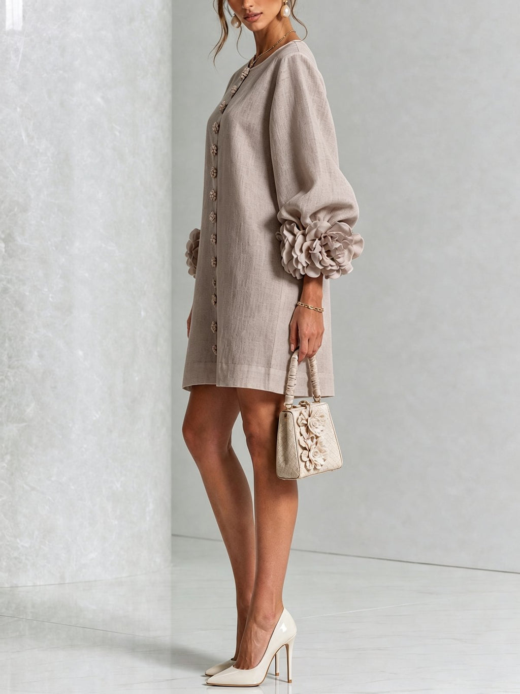 Albertine | Vestido mini abotonado