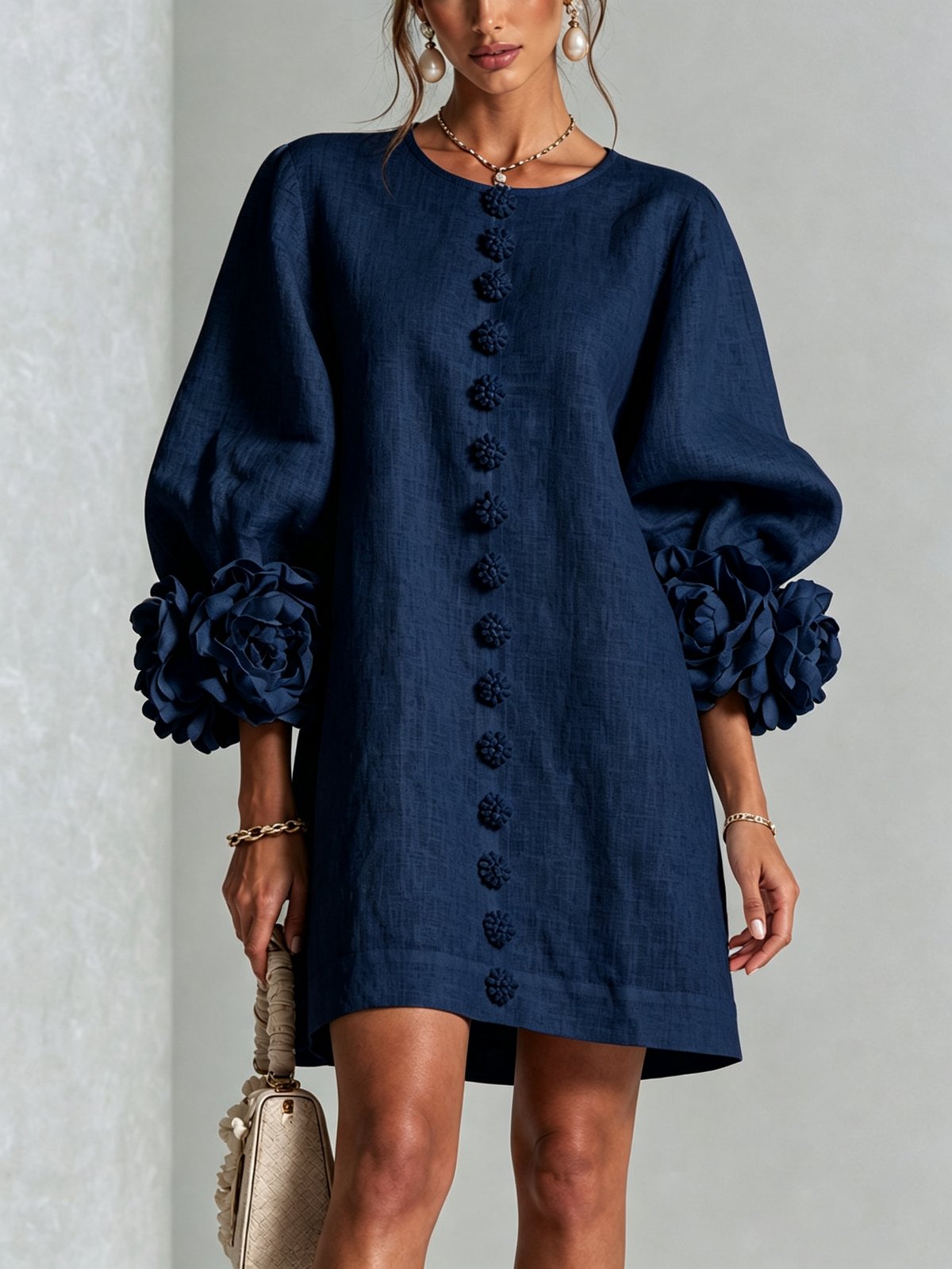 Albertine | Vestido mini abotonado