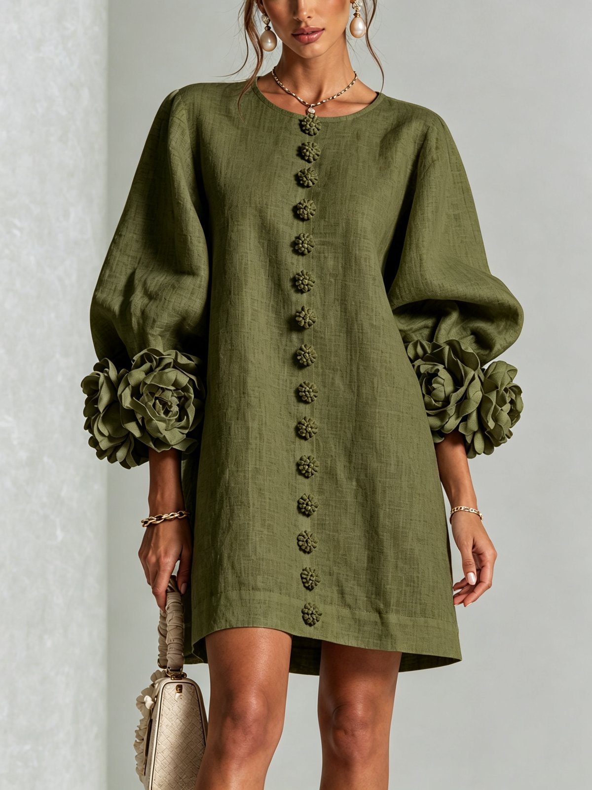Albertine | Vestido mini abotonado