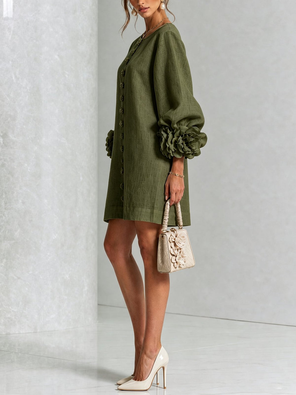 Albertine | Vestido mini abotonado