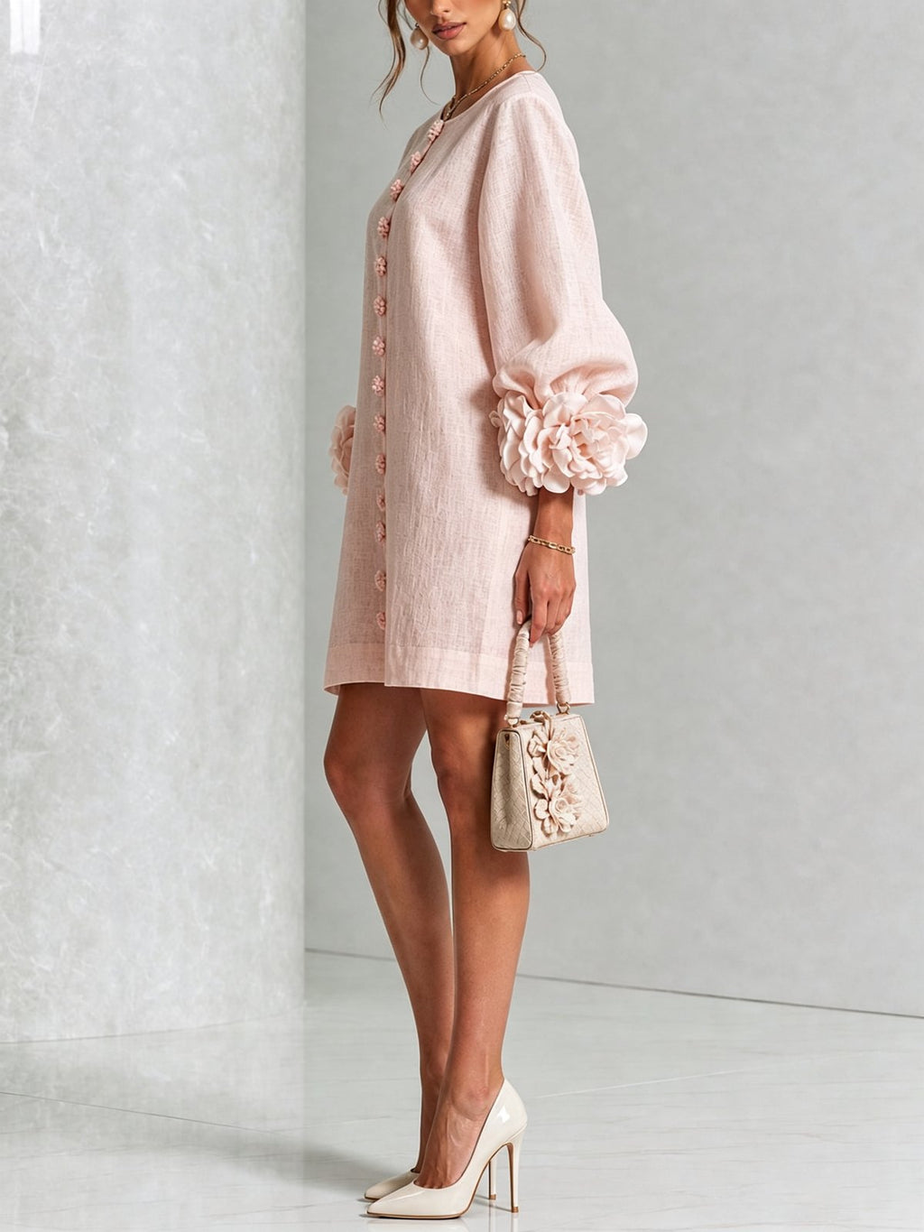 Albertine | Vestido mini abotonado