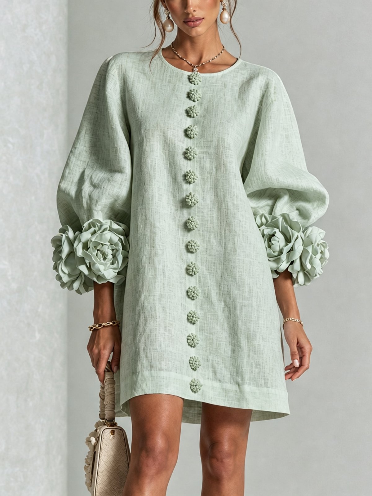 Albertine | Vestido mini abotonado