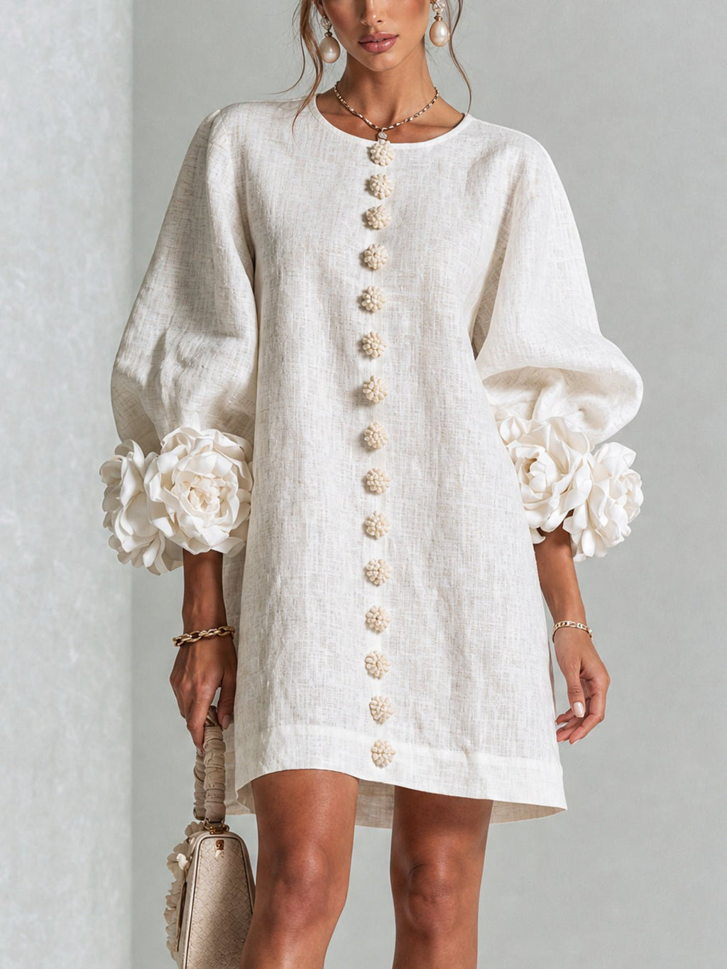 Albertine | Vestido mini abotonado