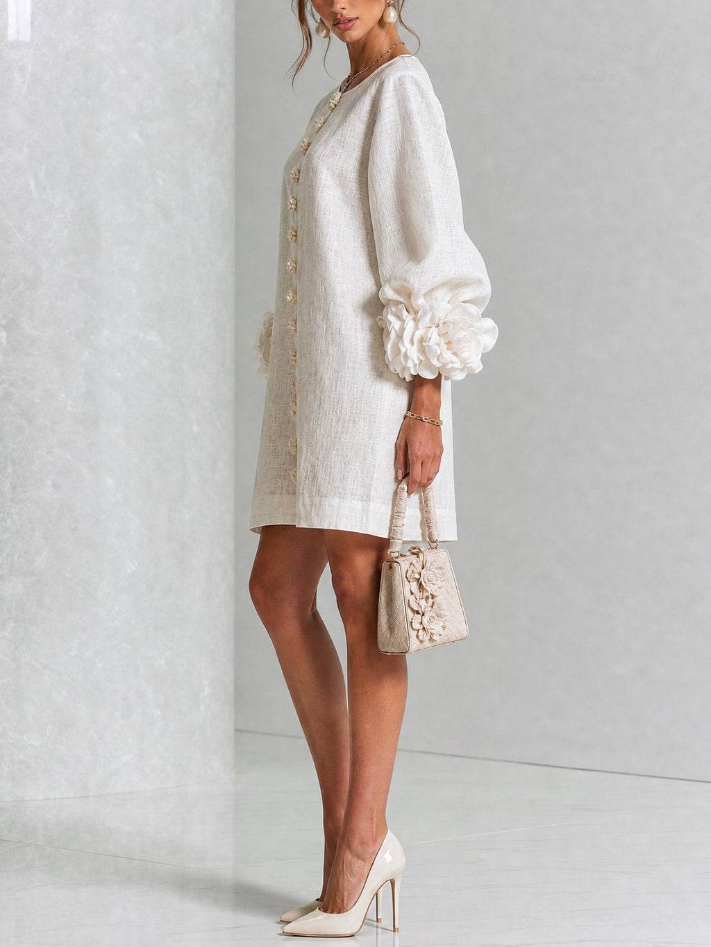 Albertine | Vestido mini abotonado