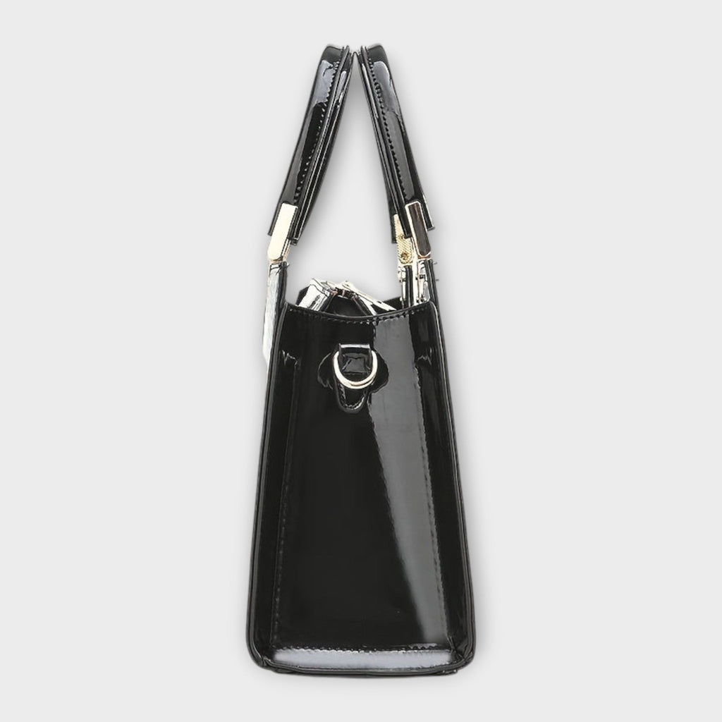 Isadora | Bolso estructurado efecto cocodrilo
