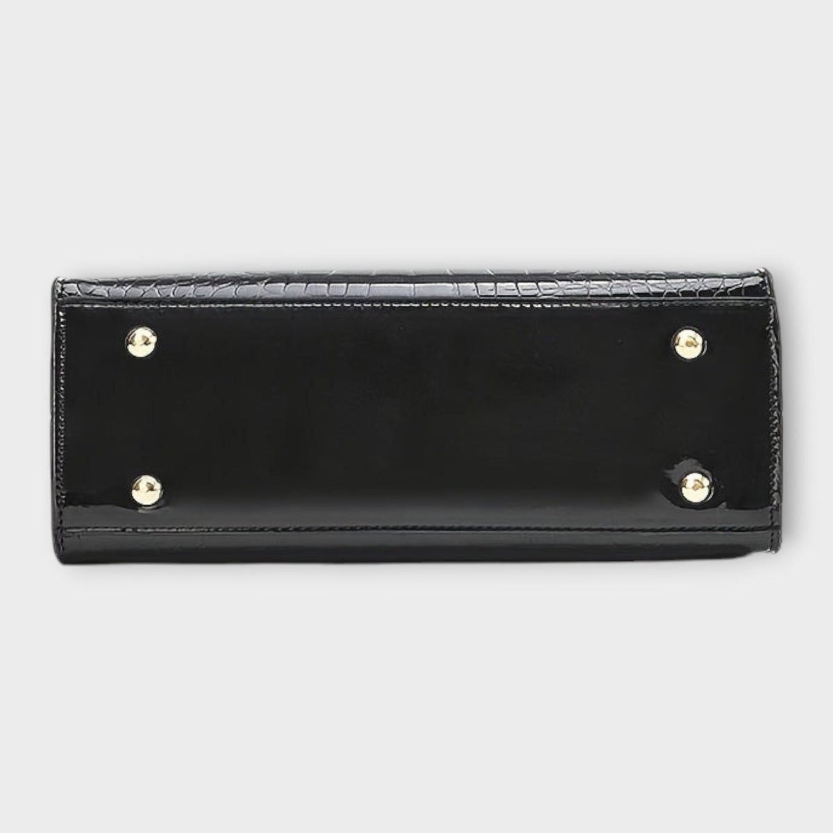 Isadora | Bolso estructurado efecto cocodrilo