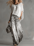 Solene | Conjunto fluido de leopardo