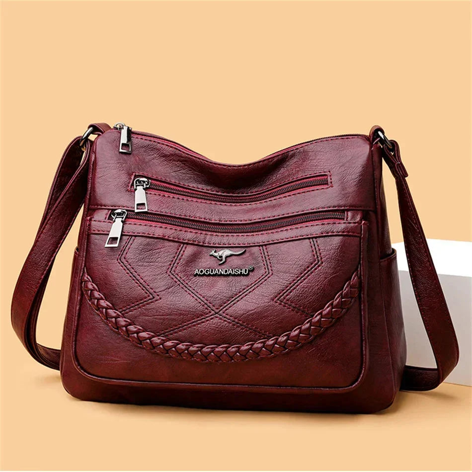 Elara | Bolso bandolera de piel suave