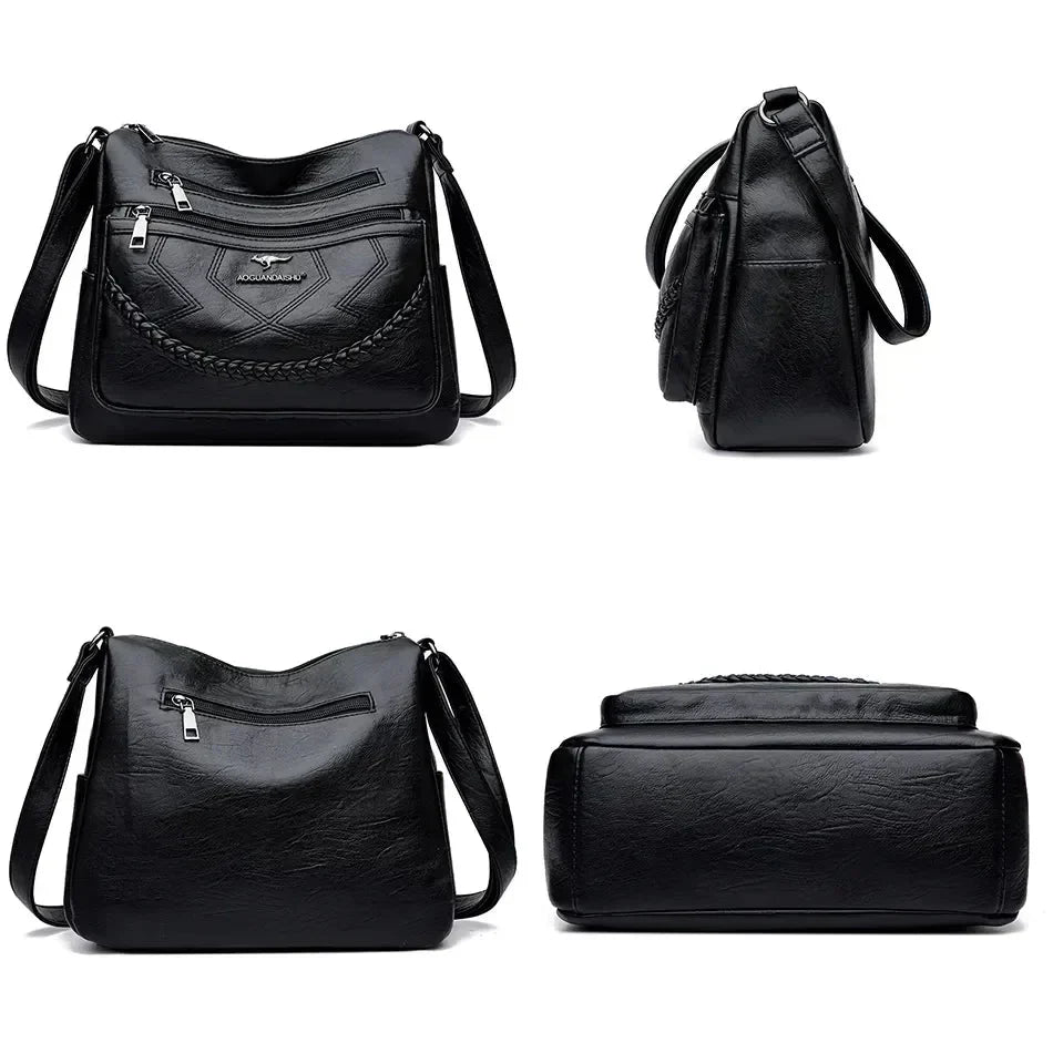 Elara | Bolso bandolera de piel suave