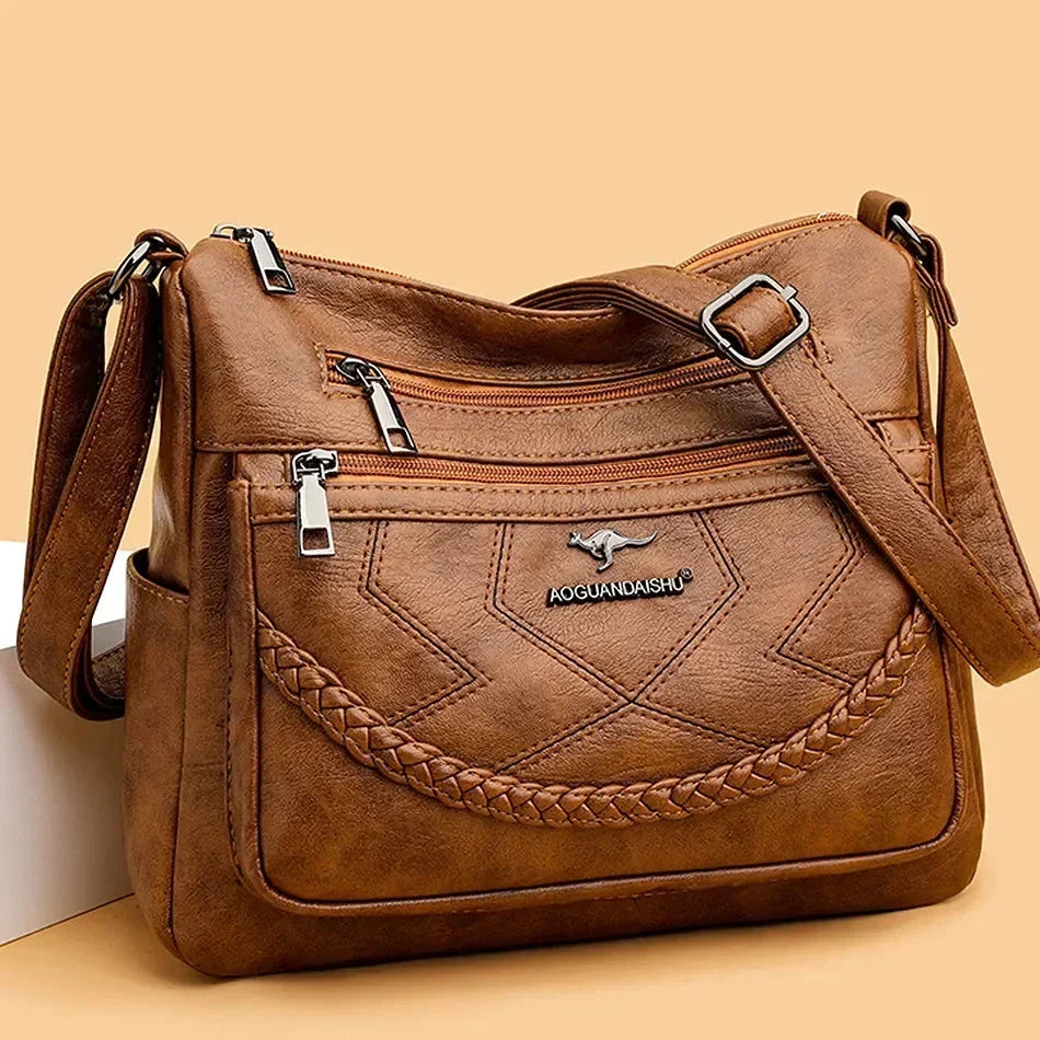 Elara | Bolso bandolera de piel suave