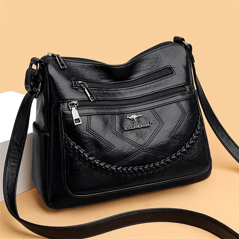 Elara | Bolso bandolera de piel suave