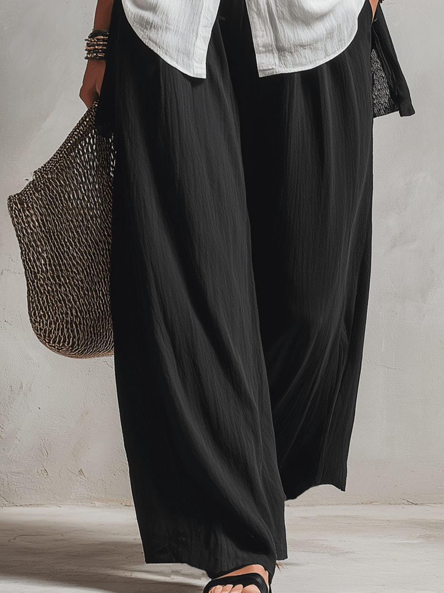 Marguerite | Conjunto blanco y negro de tres piezas