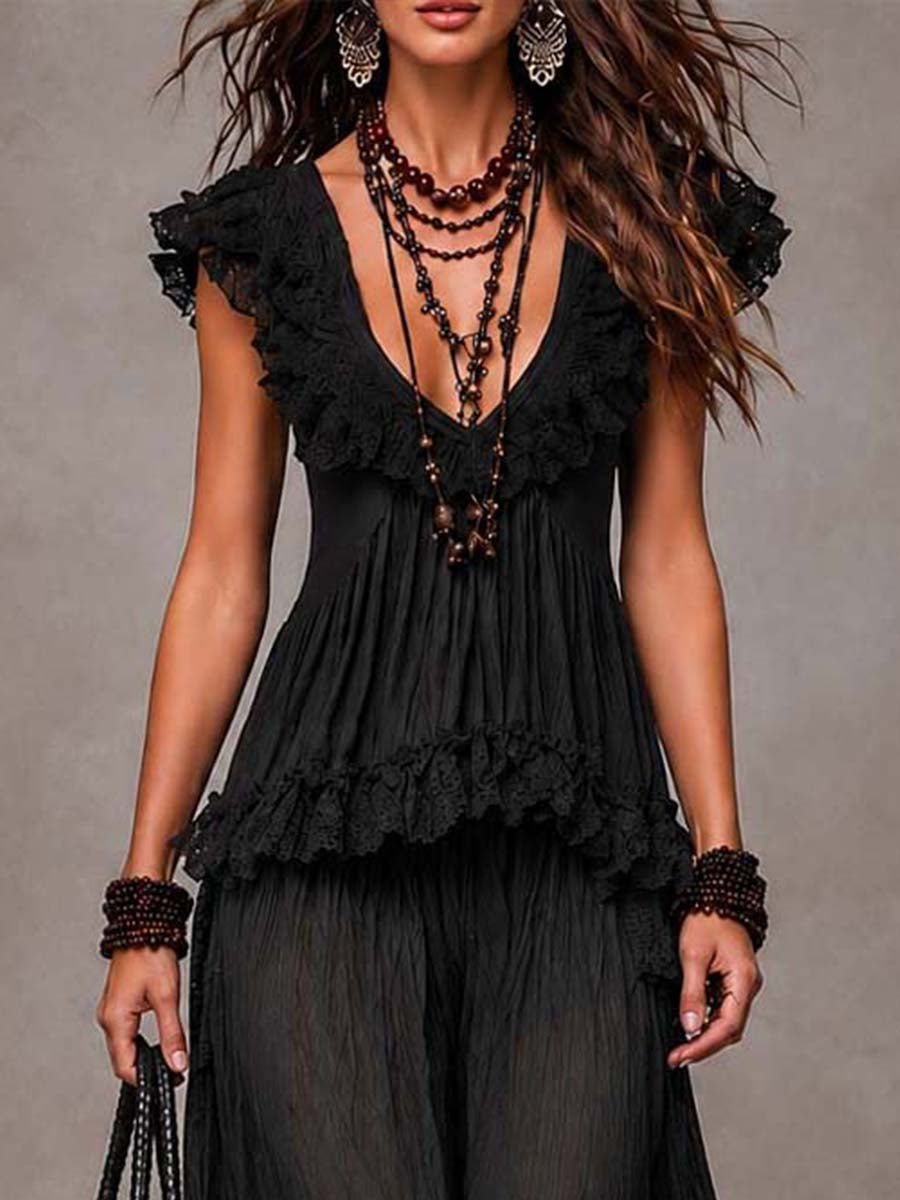 Romina | Conjunto boho de encaje